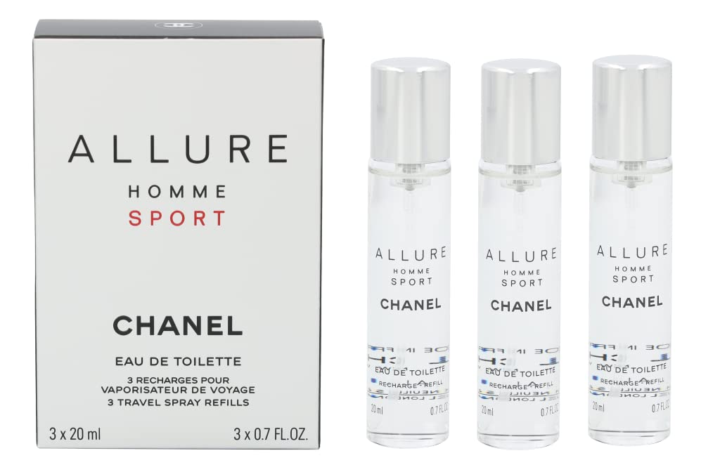 Allure Sport by Chanel for Men, Eau De Toilette Spray, 3.4 Ounce